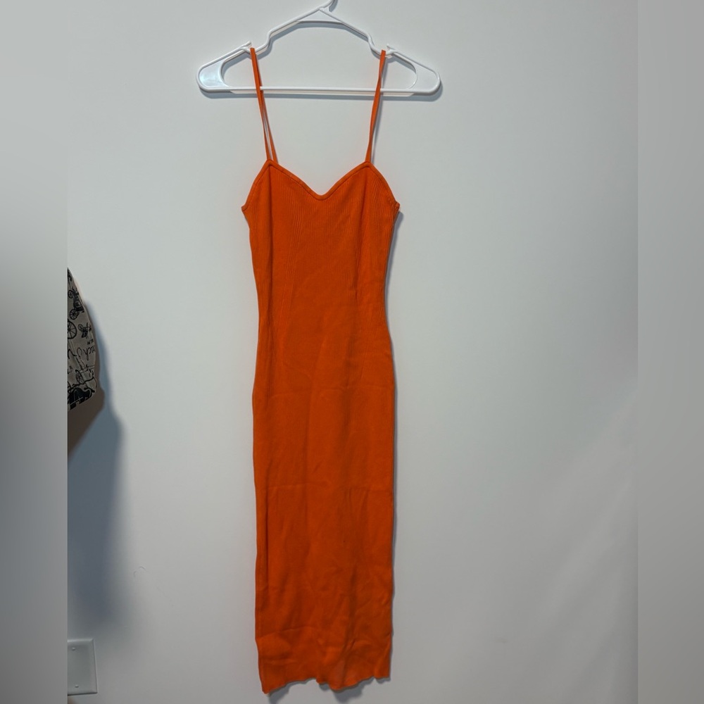 H&M orange dress